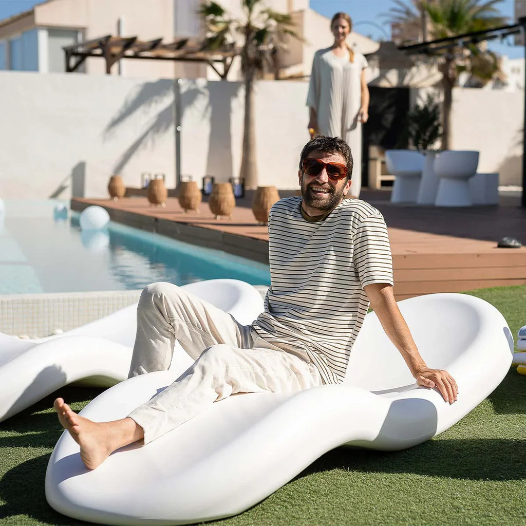 Tumbona Rasa para casas, piscinas, hoteles y beach club