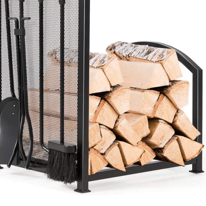 Soporte de leña premium resistente de 69,85 cm