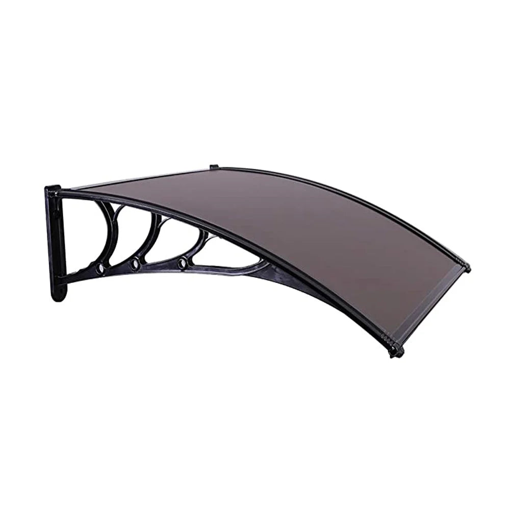 Tejadillo de Ventana y Puerta Marrón 40/80/120 Pulgadas