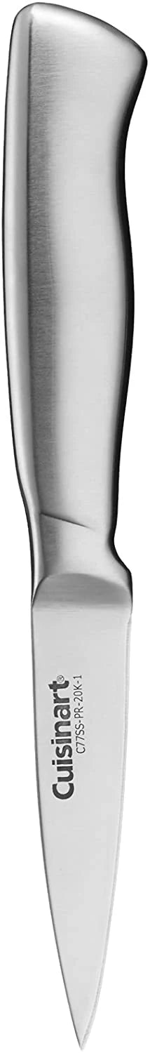Cuisinart C77SS-15PK Set de Bloque de 15 Piezas con Mangos Huecos de Acero Inoxidable, Blanco Brillante