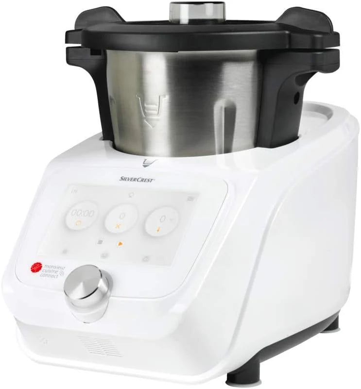 Unbekannt SilverCrest Monsieur Cuisine Connect Robot-cuiseur avec accessoires standards Weiß