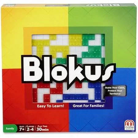 Juego Mattel Blokus – Se Aprende en Menos de 1 Minuto – Estrategia Sin Fin – Desafíos Divertidos – Para Toda la Familia | Paquete de 5