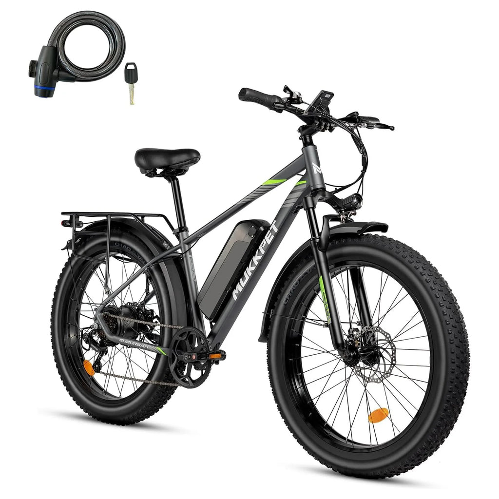 Mukkpet Suburban 750W Electric Bike for Adults