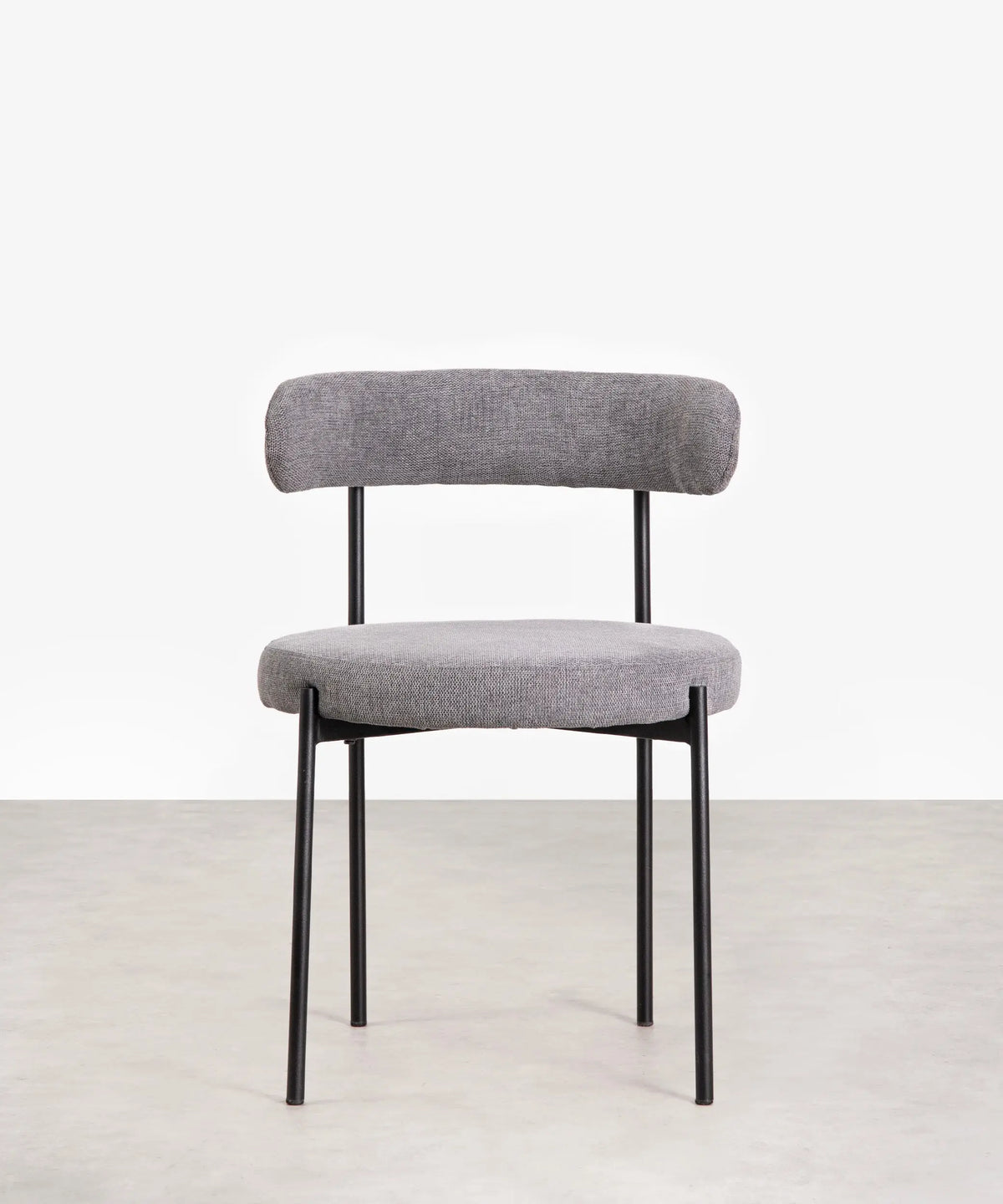 Silla de Comedor en Tela y Metal Alexia