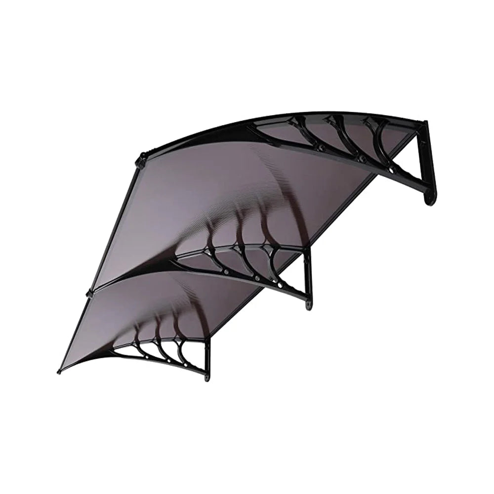 Tejadillo de Ventana y Puerta Marrón 40/80/120 Pulgadas