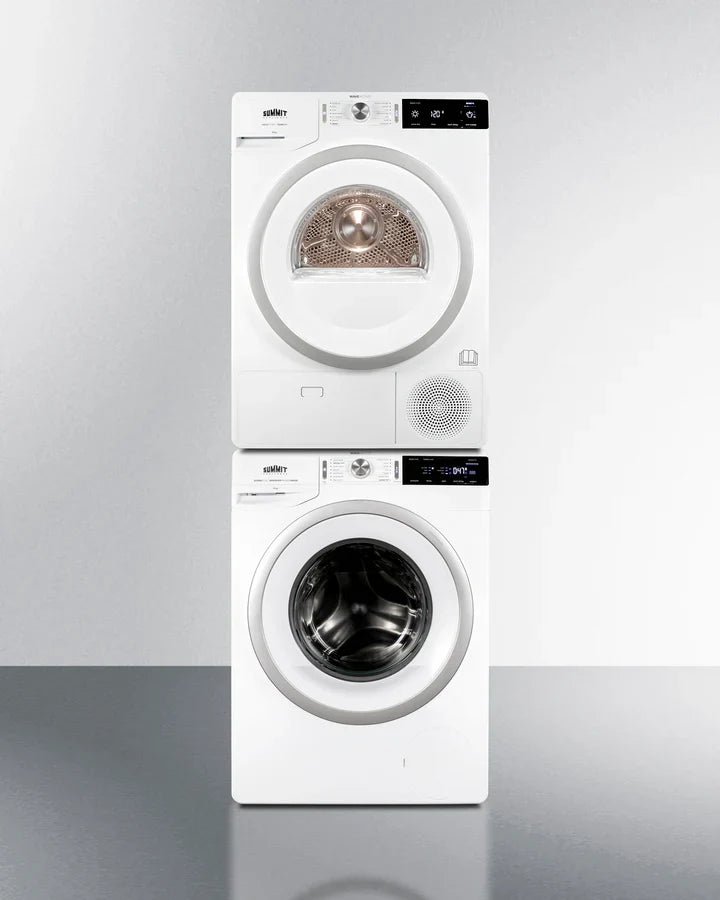 Summit 24" Washer/Heat Pump Dryer Combination Complete Laundry Station