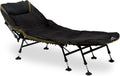 CampFeuer Chaise Longue pour pêche à la Carpe XXL 210 x 85 x 45-60 cm | Chaise de pêche Longue avec 8 Pieds à Hauteur réglable | Chaise Pliable, Confortable, rembourré pour pêche à la Carpe