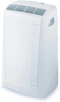 De'Longhi Pinguino PAC N90 ECO SILENT, Climatiseur Portable Silencieux avec Tuyau d'évacuation, 9 800 BTU/h - 2,5 kW - 85 m3, Gaz R290, 64 dB, Déshumidificateur, Classe A, Timer 12 Heures, Blanc