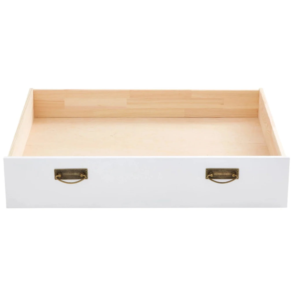 Cajón para cama de madera de pino blanco, 83 cm de ancho