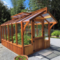 Western Red Cedar 8'x 12' Meridian Greenhouse