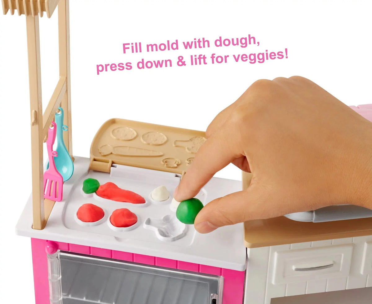 Barbie Cocina Definitiva para Cocinar y Hornear con Muñeca Chef