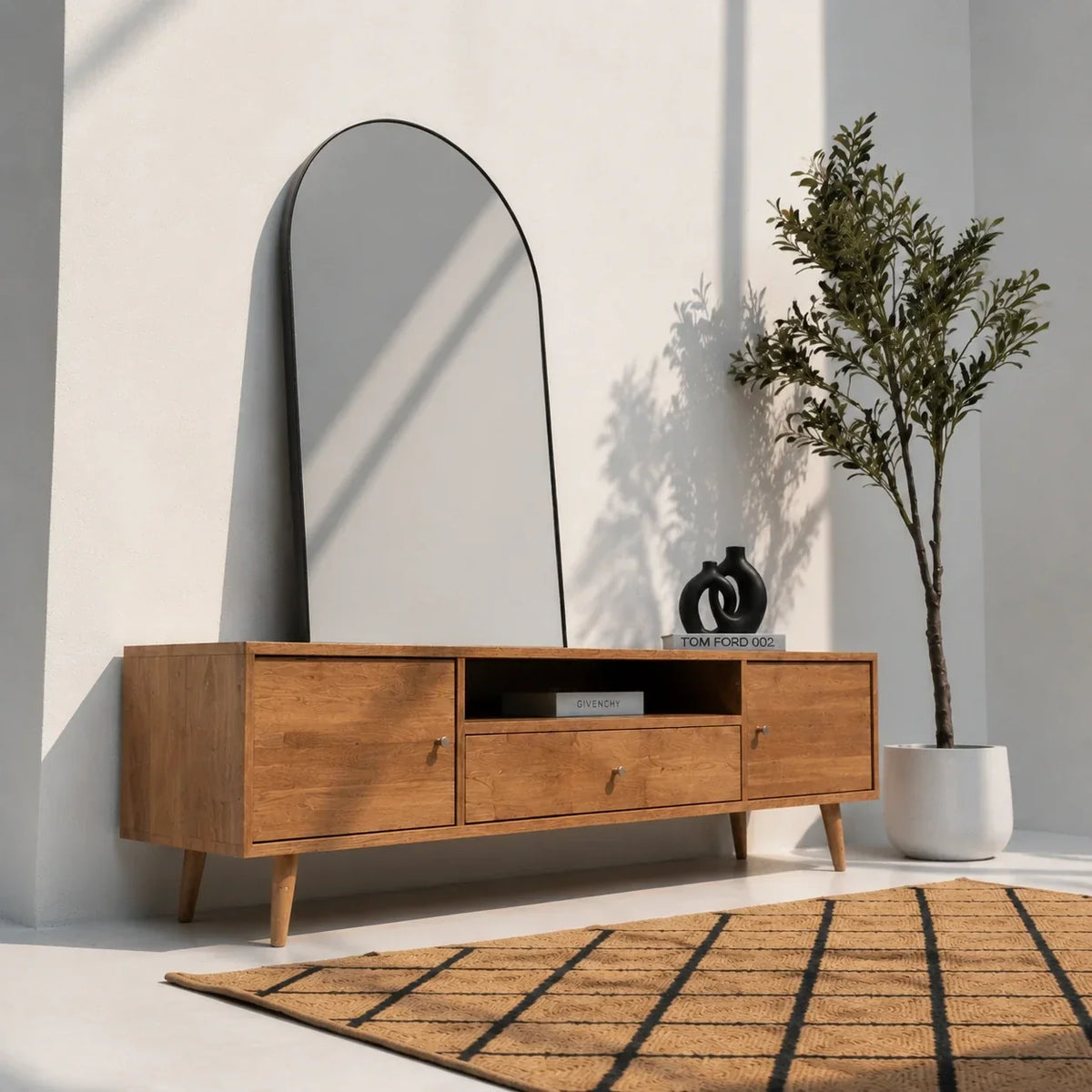 Nismaaya Nova Wooden TV Unit