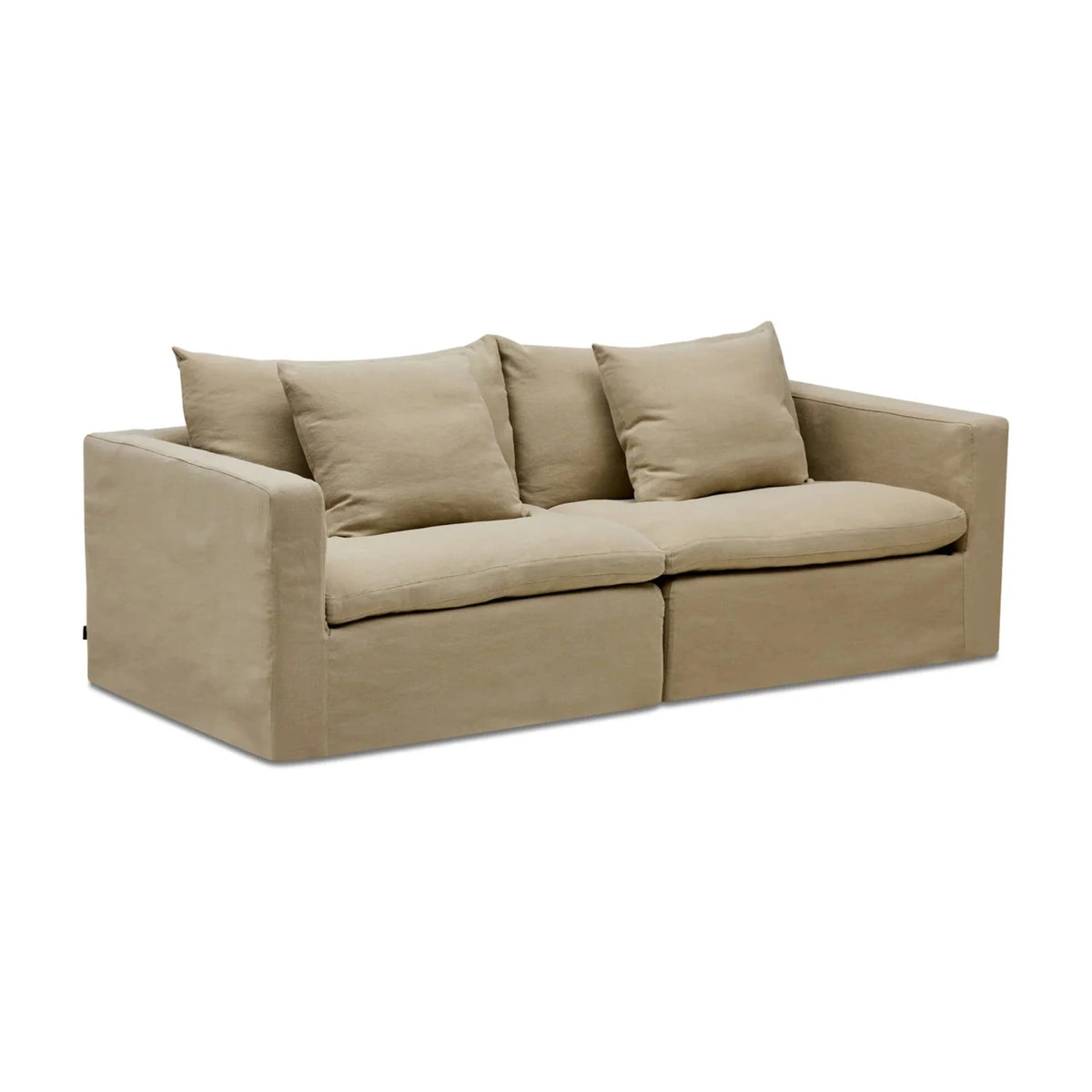 Nismaaya Cape Modular Sofa Warm Stone 2 Seater