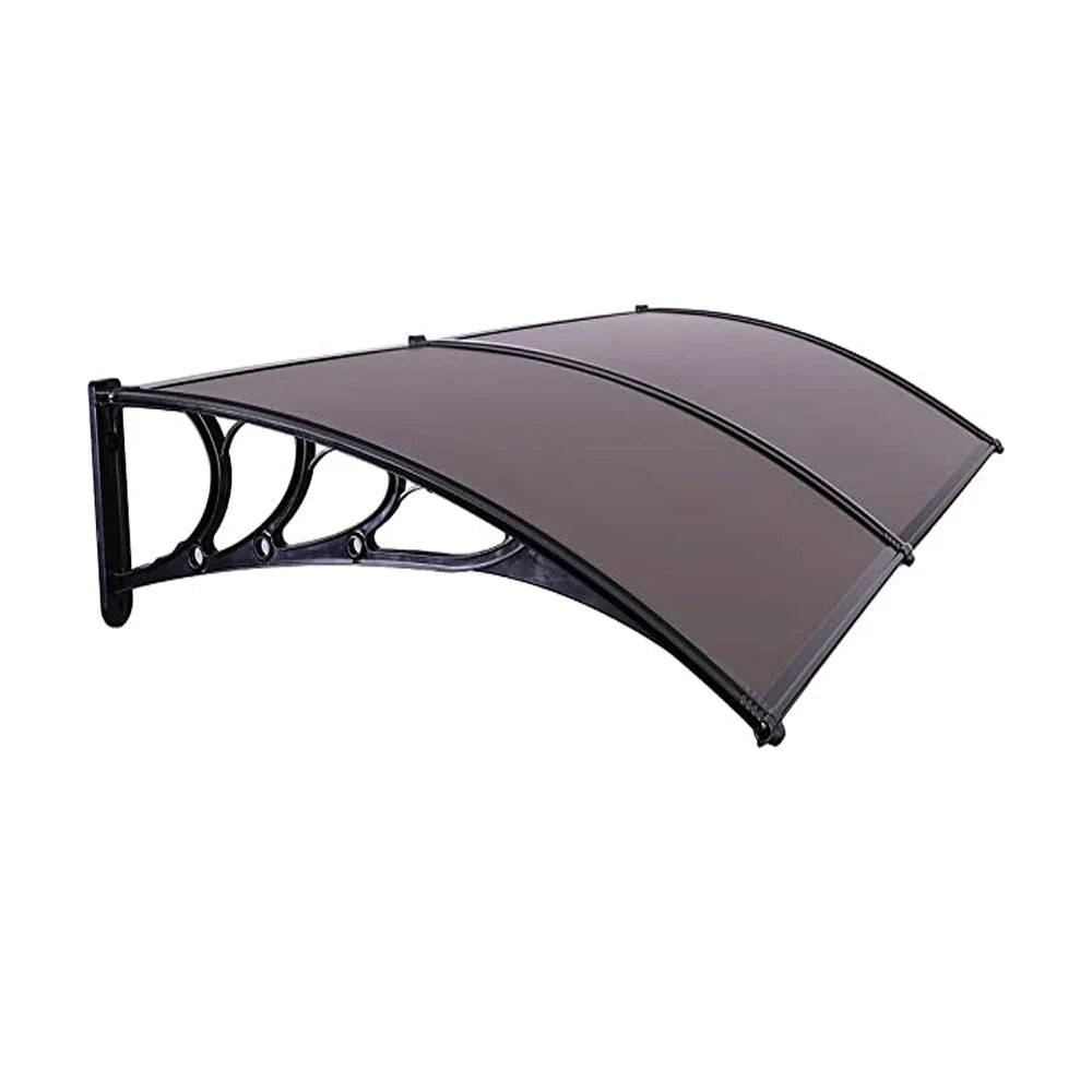 Tejadillo de Ventana y Puerta Marrón 40/80/120 Pulgadas