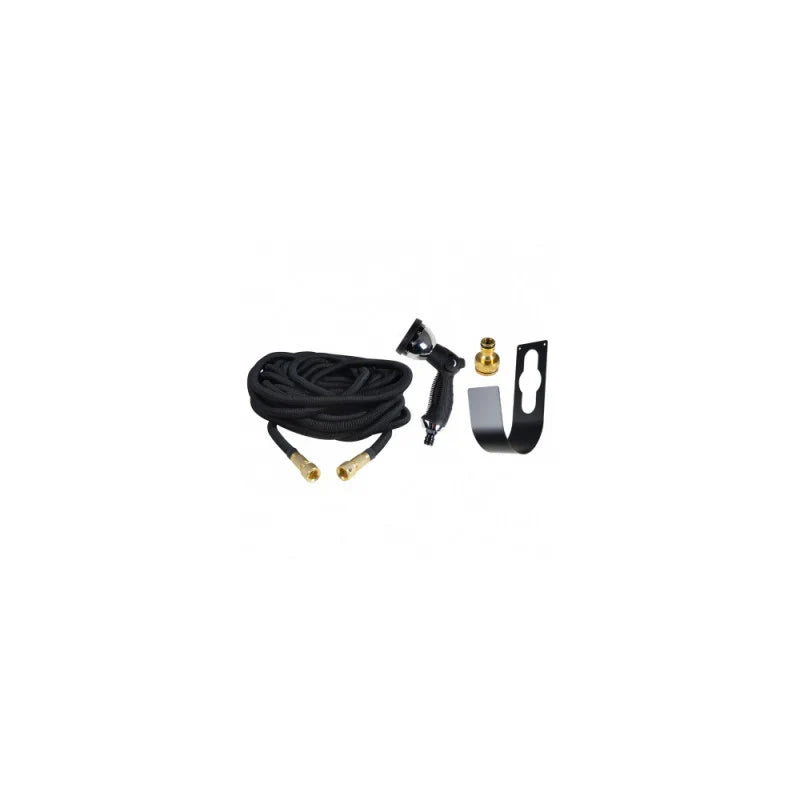 Tuyau extensible GREEN & GROW GG008573+GG006760 + pistolet multi-jets + Support en métal