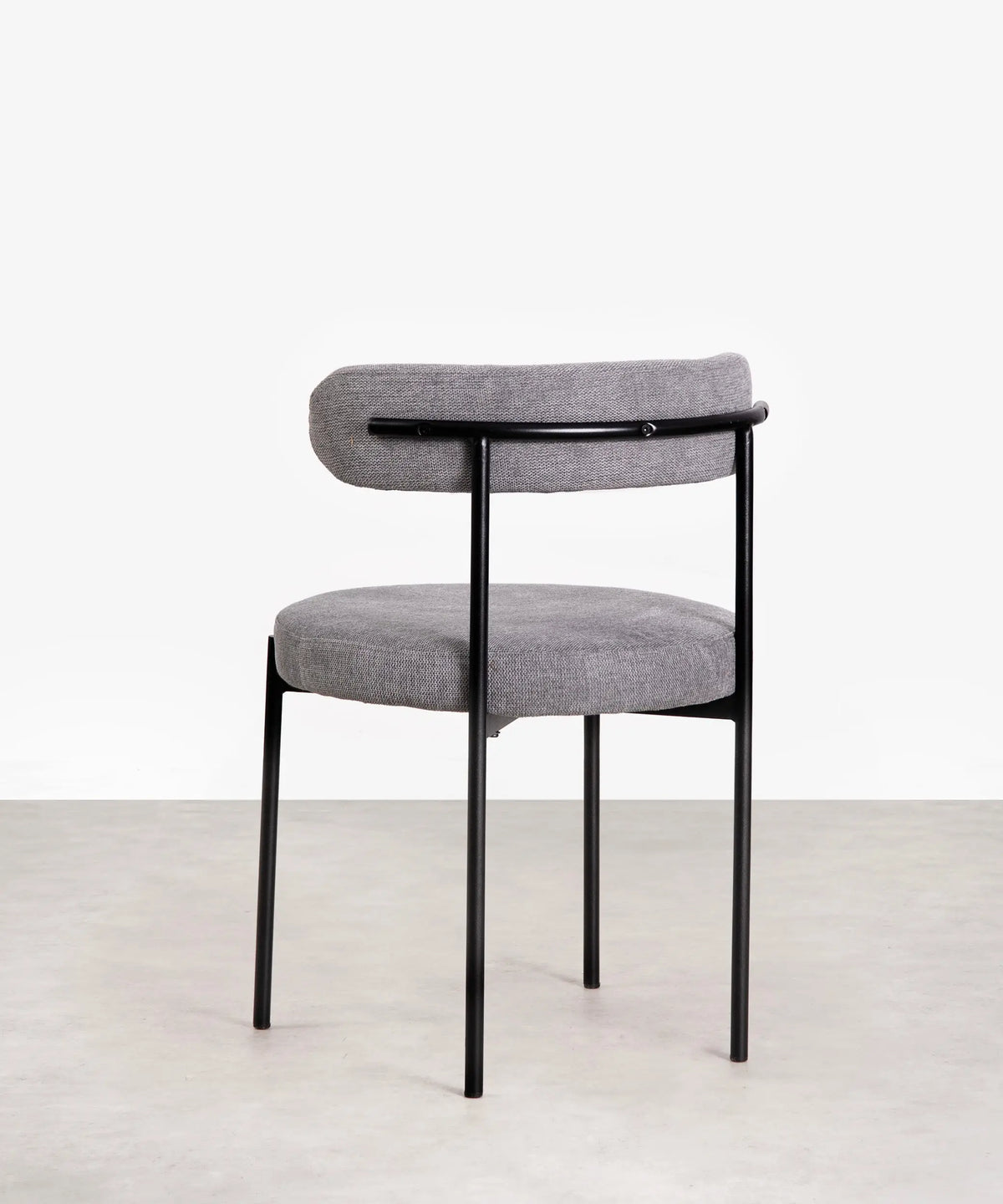 Silla de Comedor en Tela y Metal Alexia