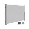Toldo Lateral Extensible 160 x 350 cm Gris Antracita