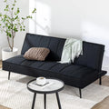 Zinus Quinn Clic Clac Sofá Cama - Sofá Cama Plegable 2 en 1 - Adecuado para habitaciones de invitados y espacios pequeños - Gris