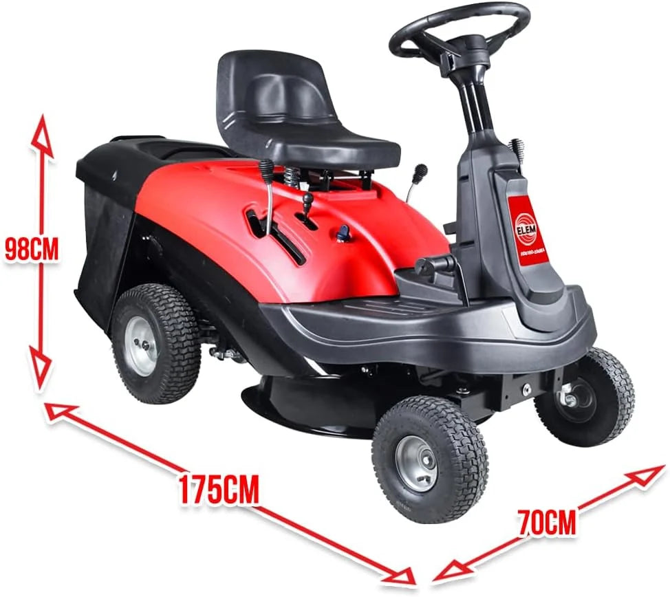 Tondeuse à Gazon autoportée 224cc - 61cm avec démarrage électrique