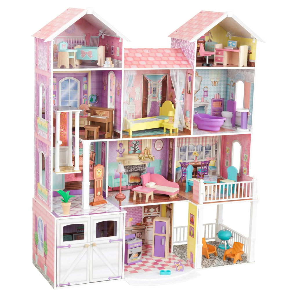 Casa de Muñecas KidKraft Country Estate de Madera con 31 Accesorios