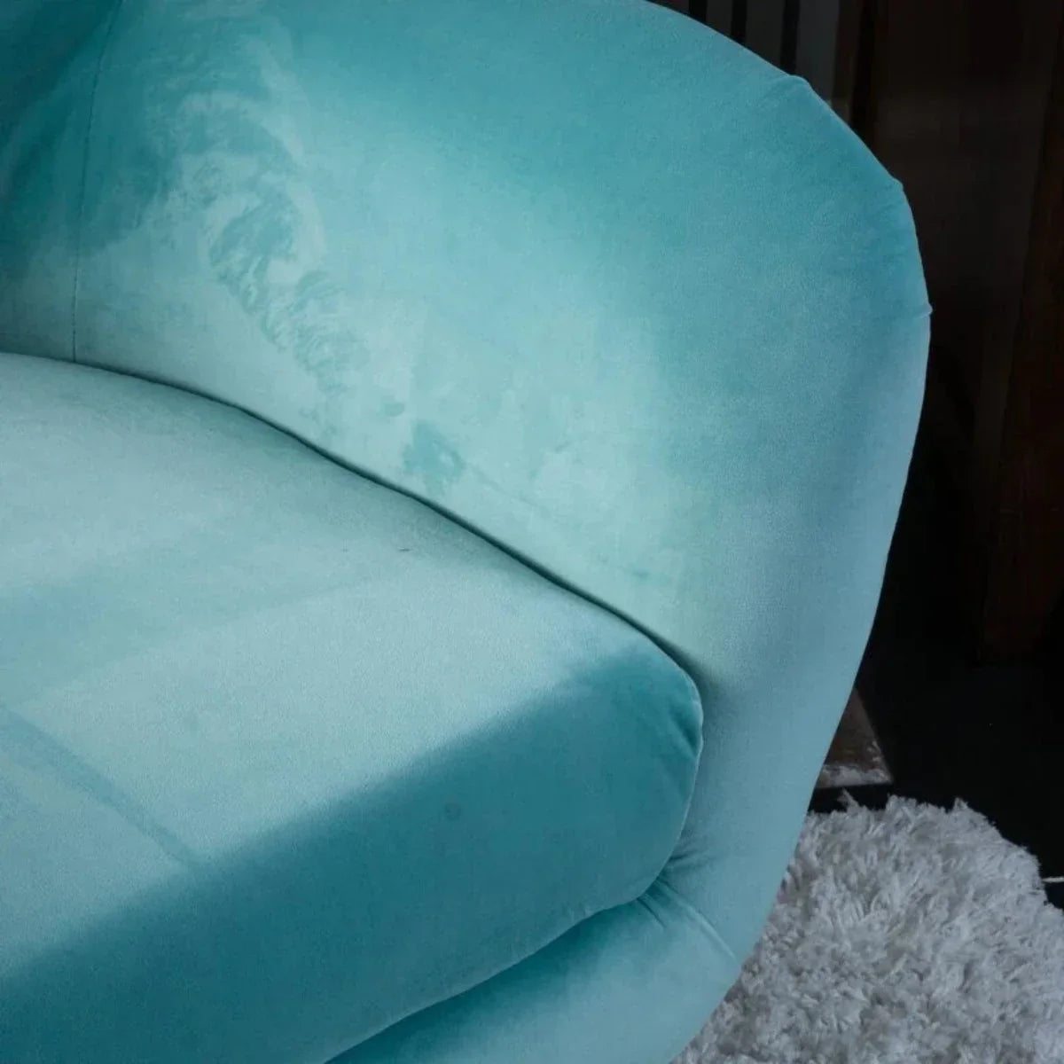 Nismaaya Adoete Lounge Chair Sky Blue Color