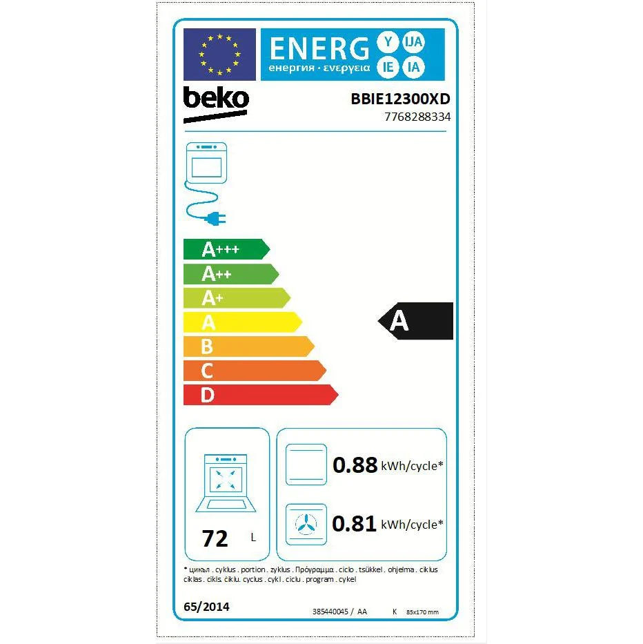 Horno Multifunción Beko BBIE12300XD