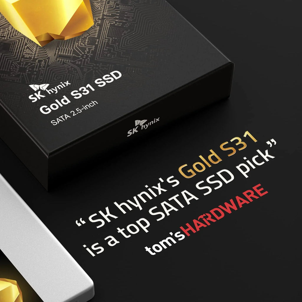 SK hynix Gold S31 1TB SSD SATA Gen3 2.5 pulgadas Interno | SSD 1TB | Hasta 560MB/S