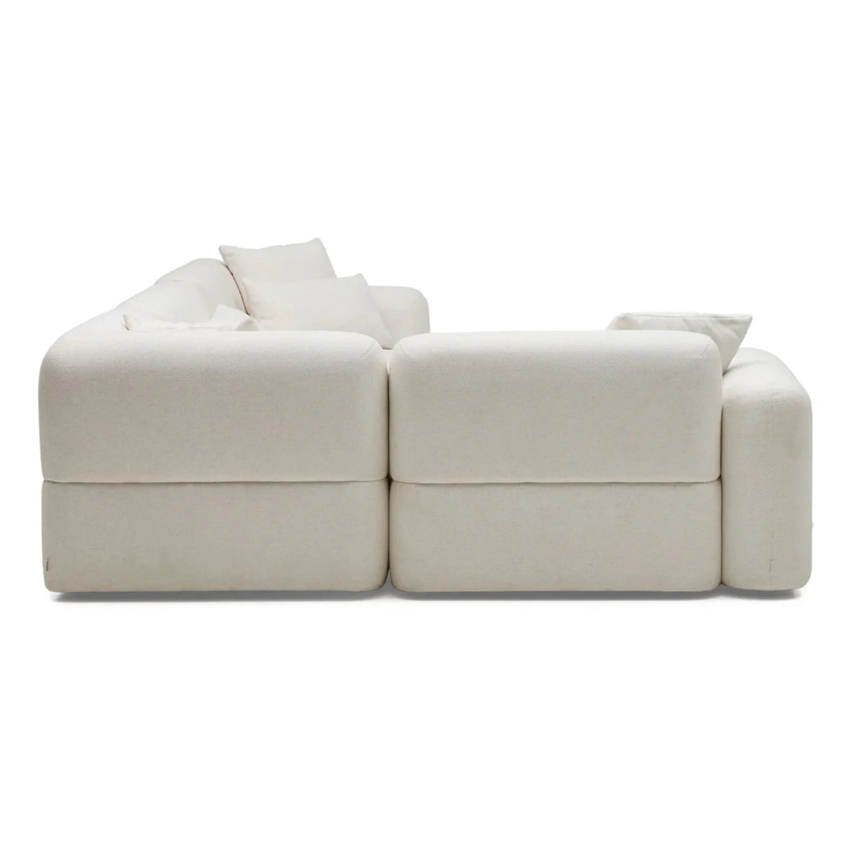 Nismaaya Pascal Modular Sofa Ivory White 4 Seater Corner