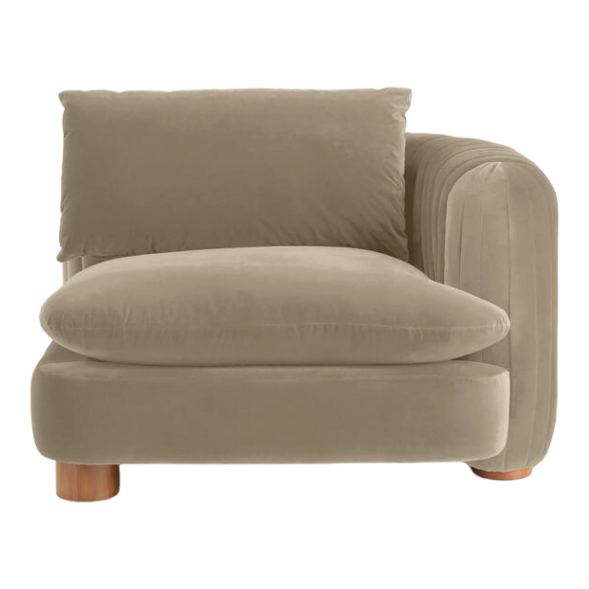 ComfyTrio 2 Seater Teak Wood Sofa