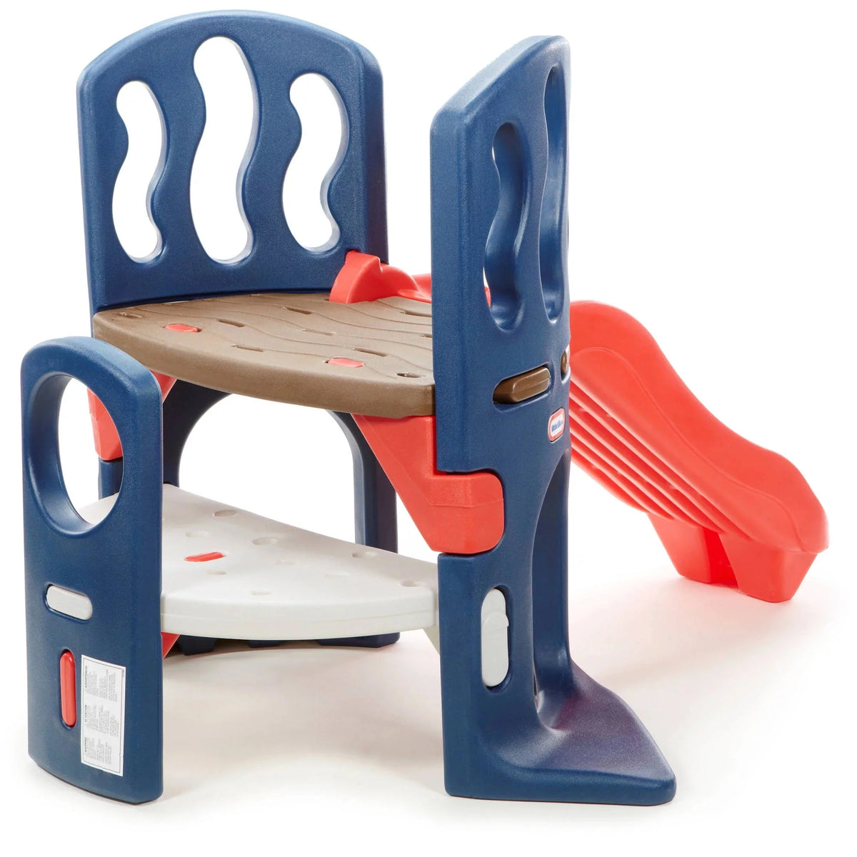 Little Tikes Hide & Slide Climber, Azul y Rojo - Juguete para trepar y tobogán para niños de 2 a 6 años