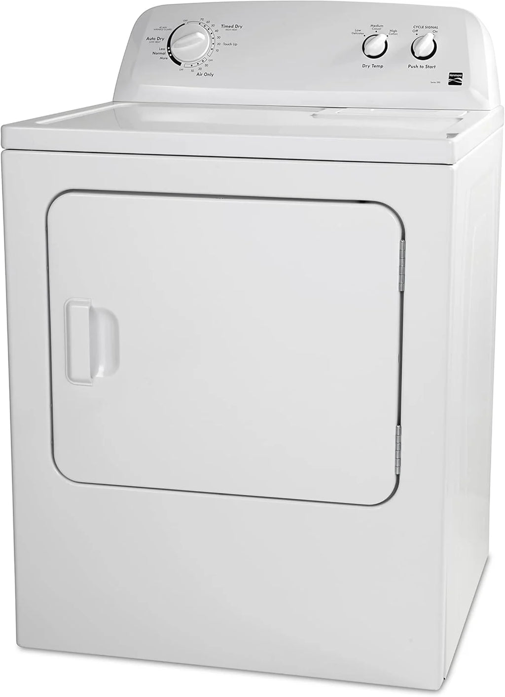 Kenmore Secadora Eléctrica de Carga Frontal de 29" con Protección contra Arrugas y Capacidad Total de 7.0 pies Cúbicos, Color Blanco