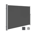 Toldo Lateral Extensible 160 x 450 cm Gris Antracita
