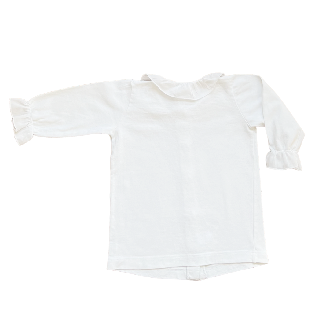 12 M - Blouse crème chantilly Agnès b
