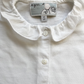 12 M - Blouse crème chantilly Agnès b