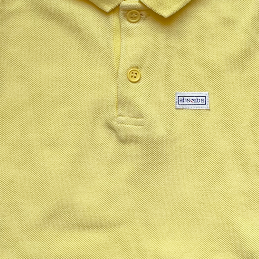 6M - Polo jaune mon poussin 🐥 Absorba