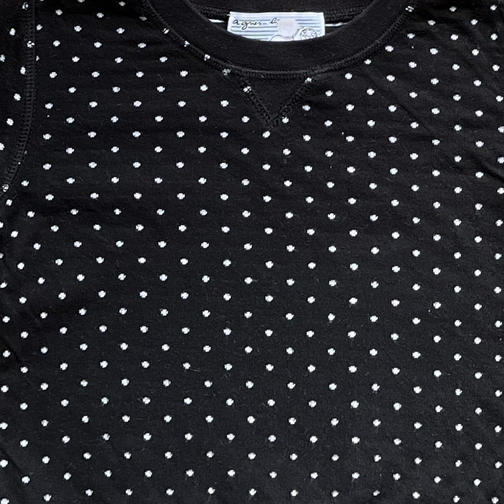 18 M - Sweat-à-pois ⚪️ Agnès b