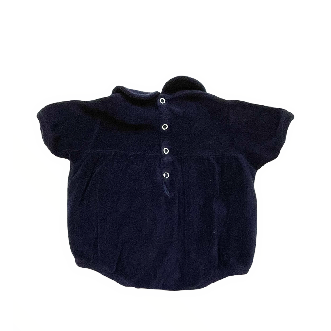 0-3M - Barboteuse courte en éponge Marque vintage