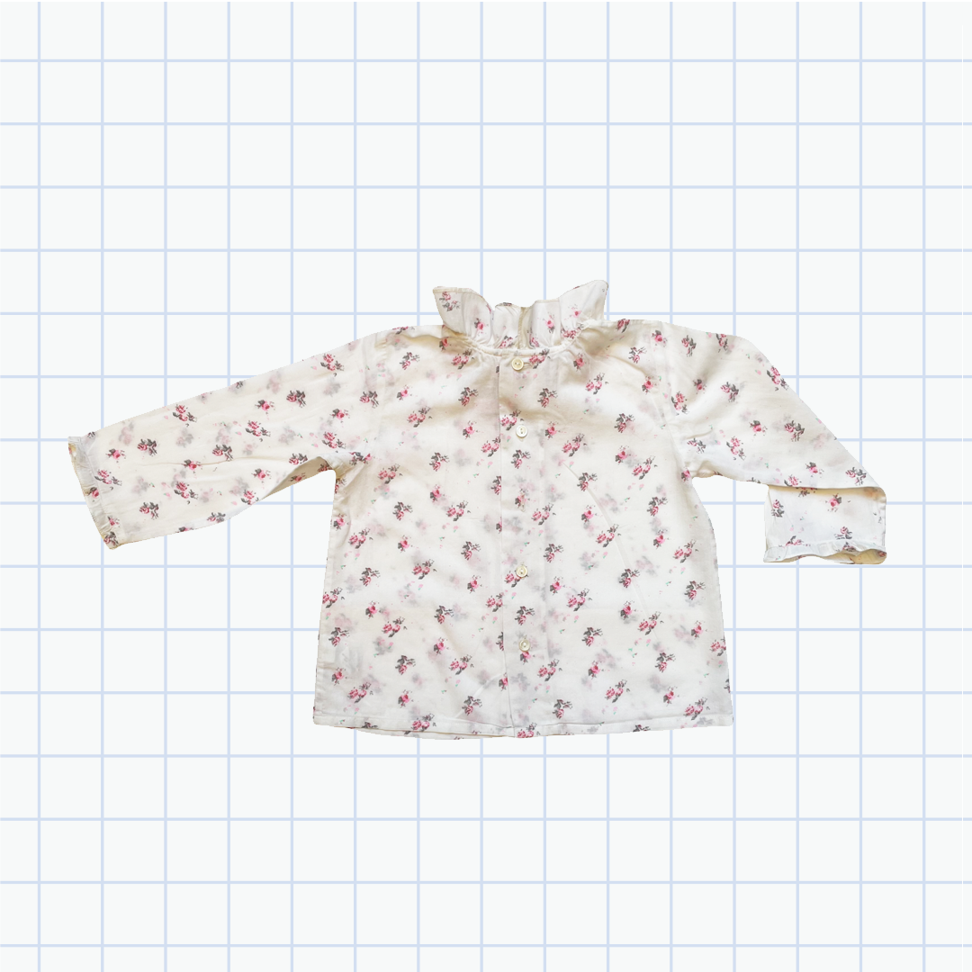 18M - Blouse fleurie 🌷
