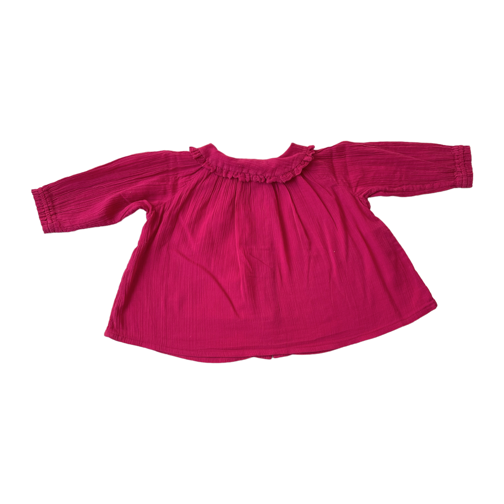 6M - Blouse col claudine