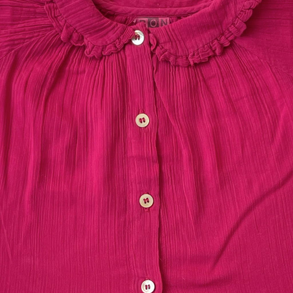 6M - Blouse col claudine