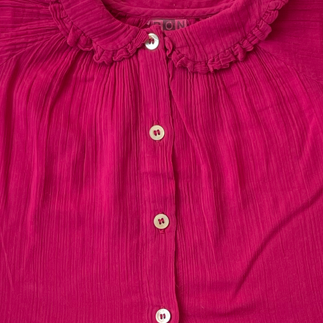 6M - Blouse col claudine