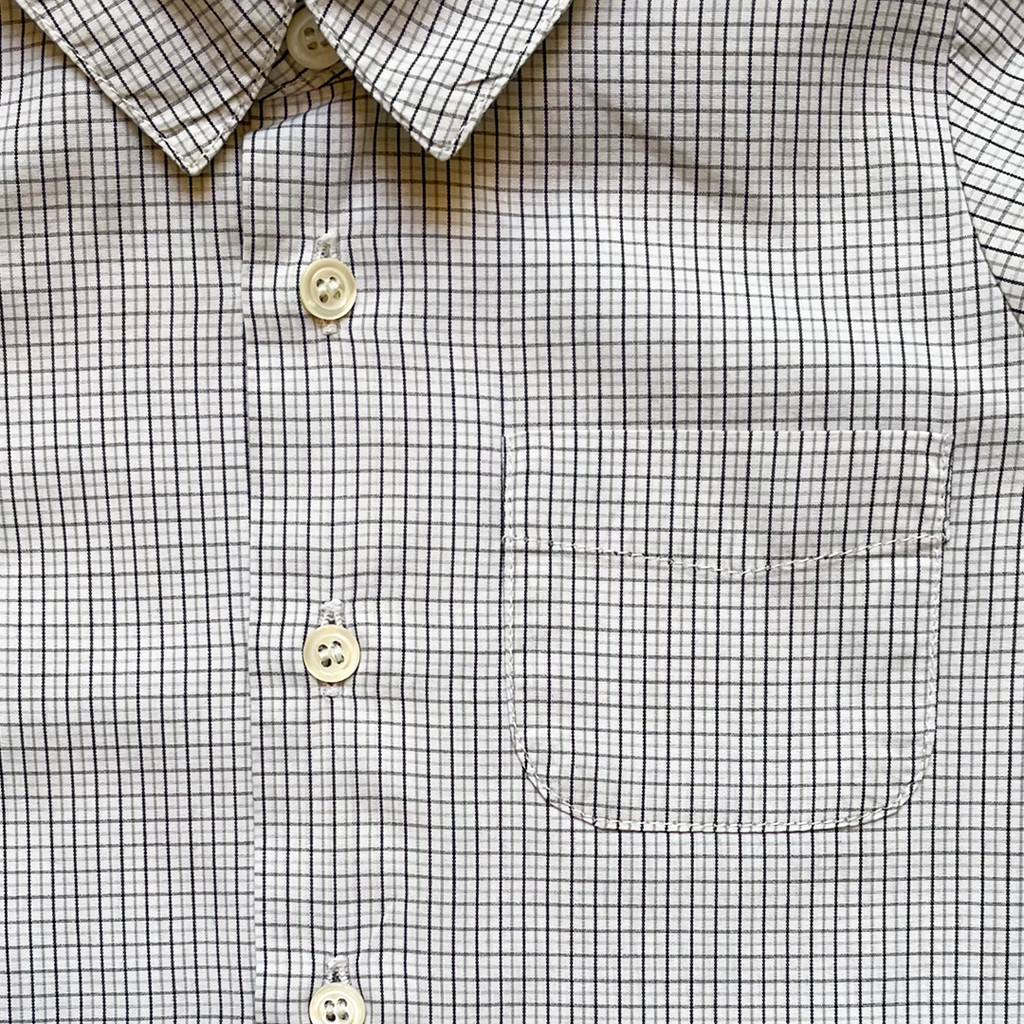 12M - Chemise à petits carreaux