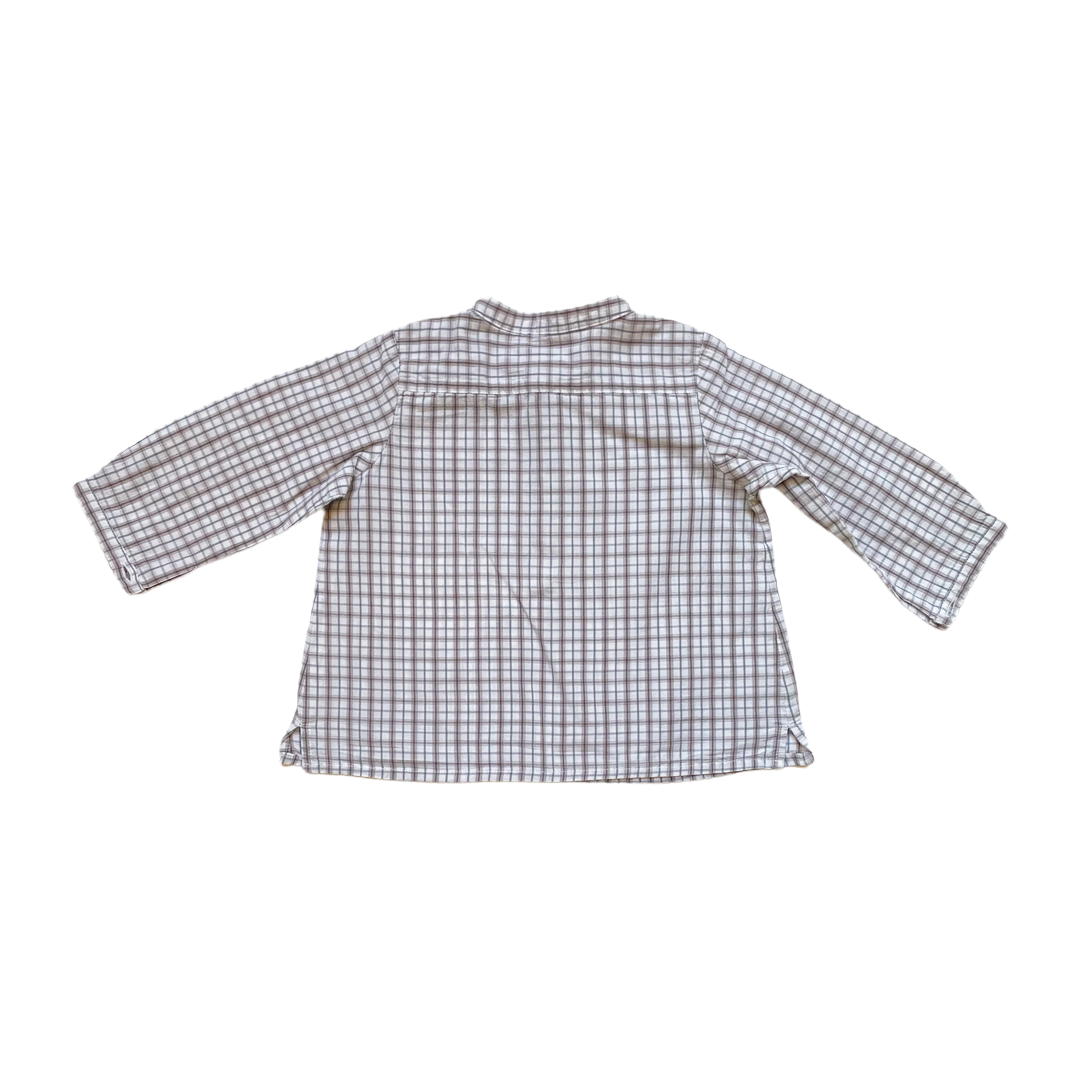 6M - Blouse à carreaux
