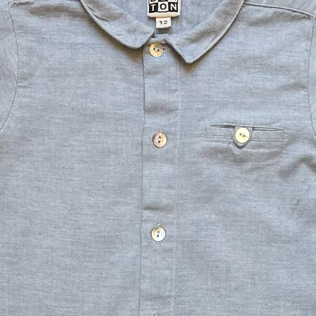 12M - Chemise pilou tout doux ⚪️