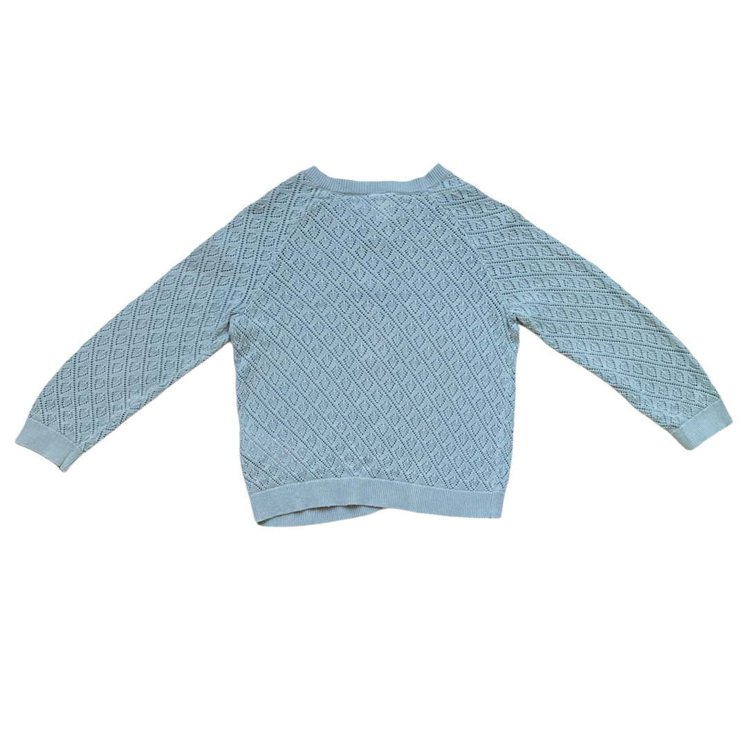 4 A - Gilet à feuilles ajourées 🍃