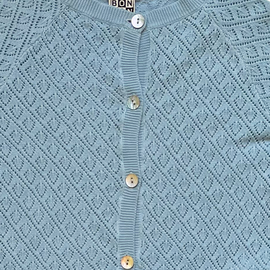 4 A - Gilet à feuilles ajourées 🍃