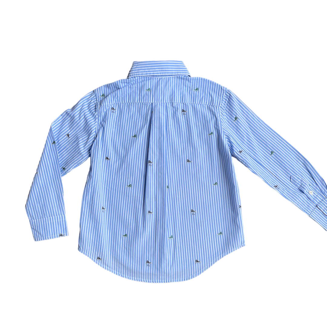 4A - Chemise brodée de baskets