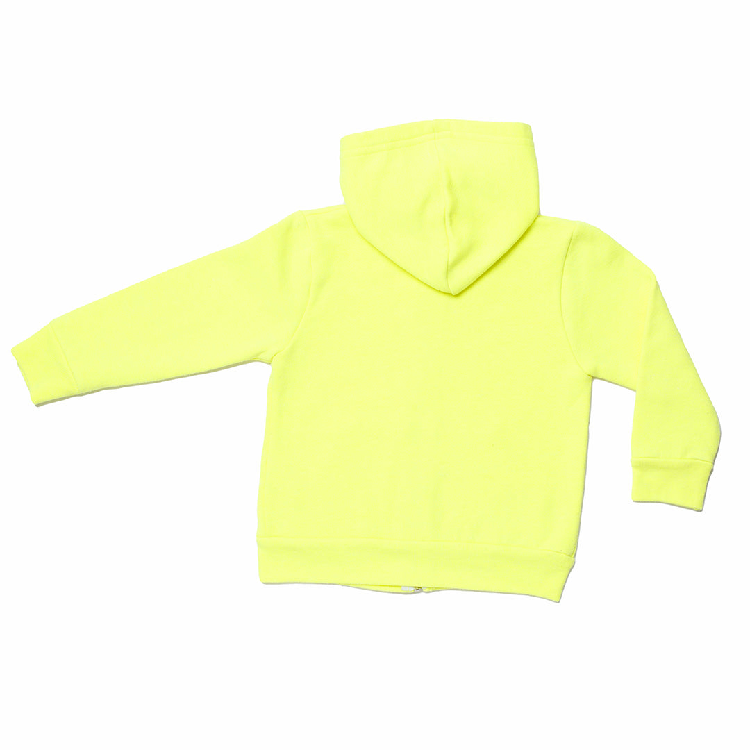 2A - Veste zippé jaune fluo