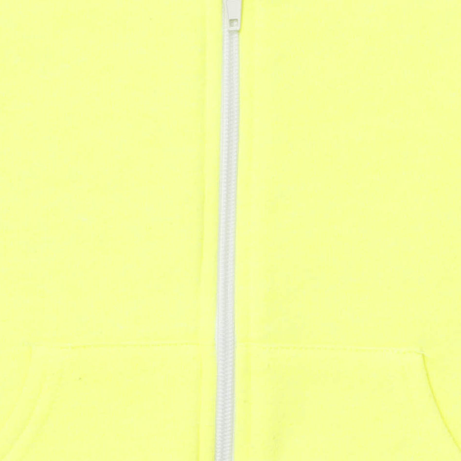 2A - Veste zippé jaune fluo
