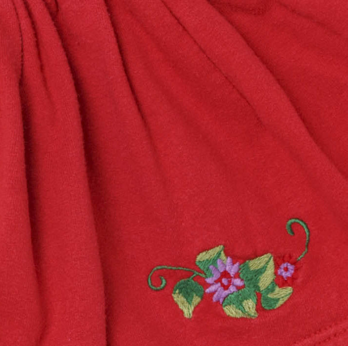 12M - Jupe patineuse rouge